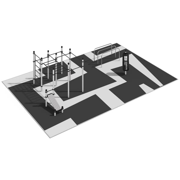 Спортивный кластер №4 - 96 м2 (12 х 8 м)
